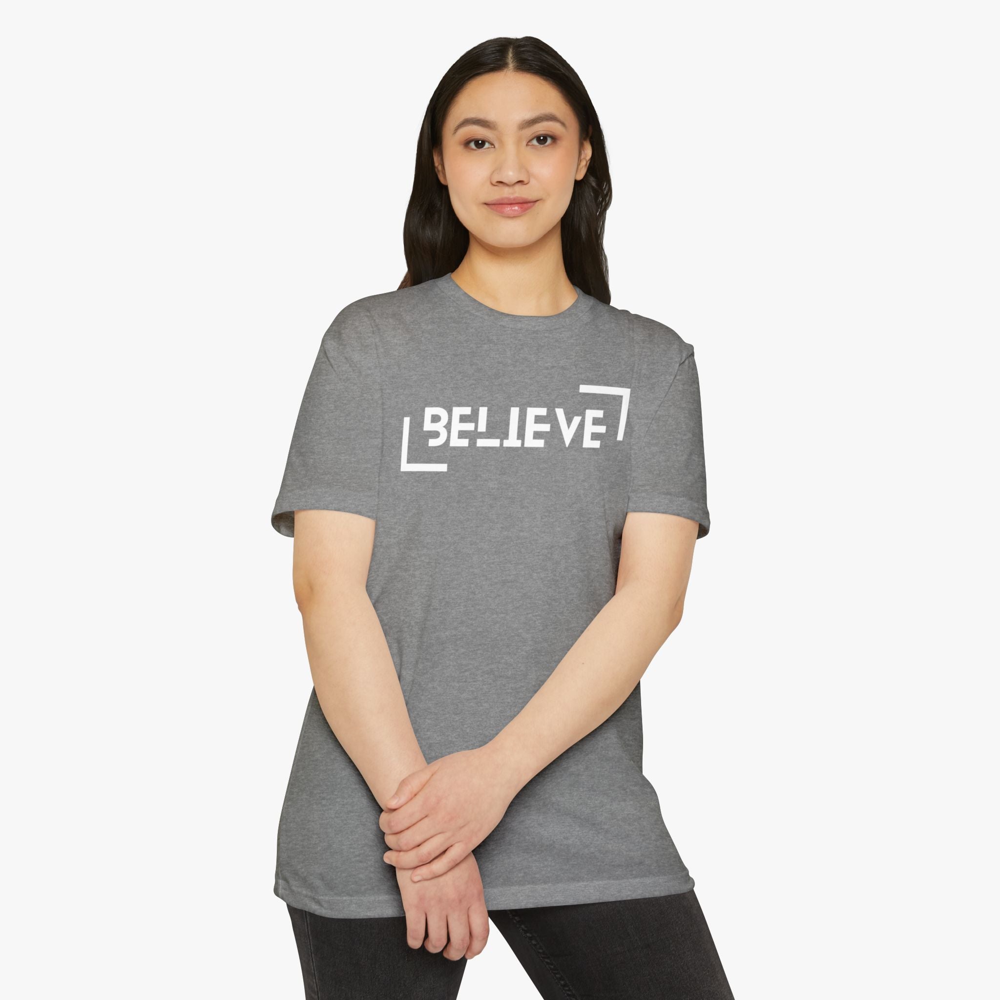 Believe in Yourself – Motivational Graphic Tee for Women