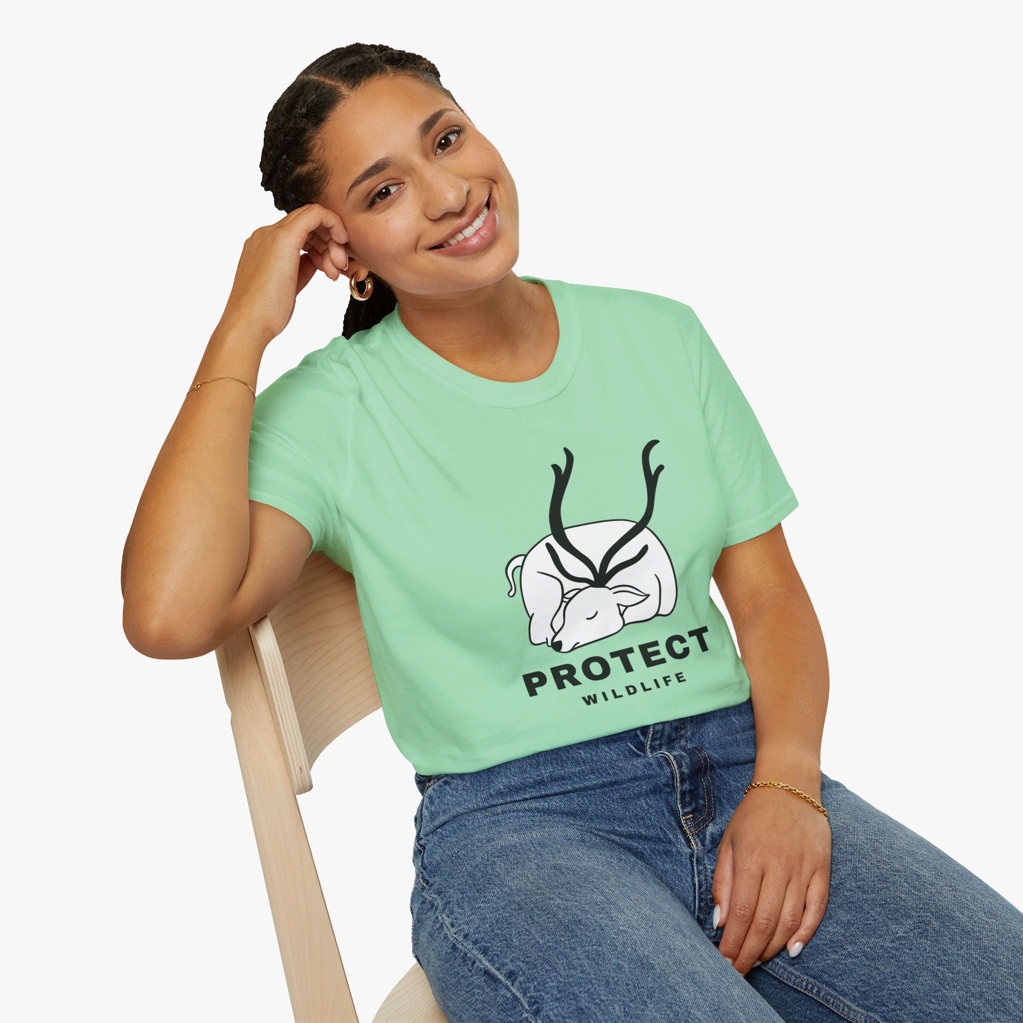 Protect Wildlife Graphic T-Shirt for Women