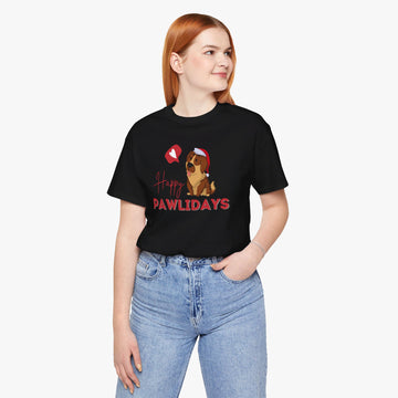 Happy Pawlidays Tee for Women