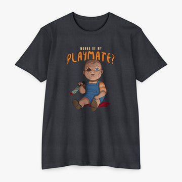 Wanna Be My Playmate? - Women's Horror Tee